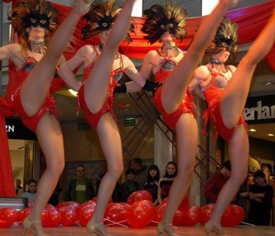 Pokazy taneczne Rewia Nice